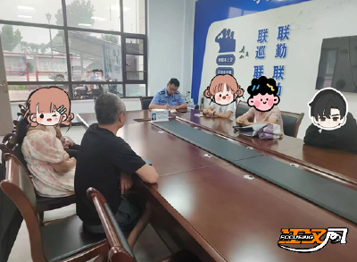 儿童车“相撞”生矛盾，民警调解握手言和