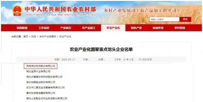 国家重点龙头企业！荆州企业第六次荣获