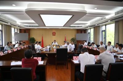 荆州市人大常委会党组召开学习教育查摆问题情况检视交流会