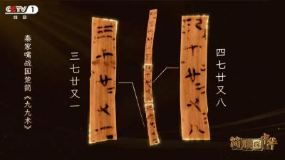 重磅预告 | 今晚八点，央视带你看荆州出土的现存最早乘法口诀实物