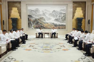 王忠林会见中国兵器工业集团董事长周治平 拓展合作广度深度 助力湖北整体提升产业竞争力