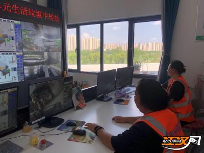 致敬高温下的劳动者丨科技赋能助力垃圾中转站工人战酷暑