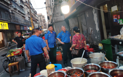 荆州市中心城区开展生活源治理工作联合执法检查