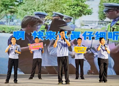 监利公安民警自创歌曲唱响平安旋律