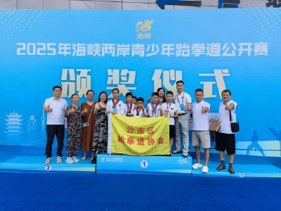 两岸青少年跆拳道公开赛燃情上演 荆州小将斩获四银三铜
