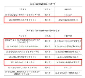 省级名单发布！荆州经开区占4席