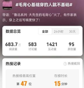 鲁迅同款毛背心爆火，闰土的钢叉也来了？
