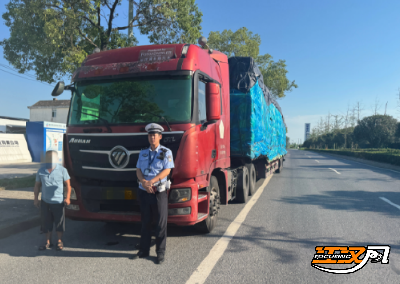 货车司机疲劳驾驶 细查竟还无证上路