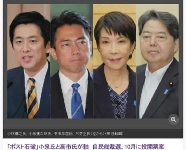 石破茂辞职后，谁将接棒？