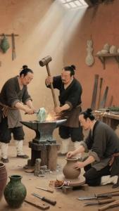 当文物会说话—漆木彩绘蟾座凤鸟羽人：凤鸟当座驾，蟾蜍稳场，为保墓主人灵魂飞升。