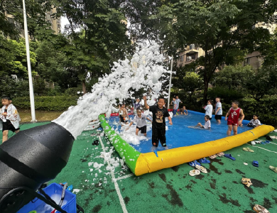 沙市区天井渊社区：欢乐开学季 共筑新征程