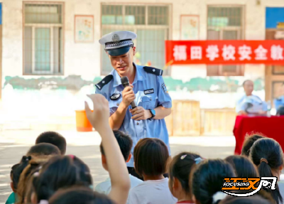 监利交警：上好安全“第一课” 护航乡村开学季