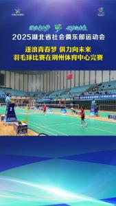 2025湖北省社会俱乐部运动会羽毛球比赛完赛