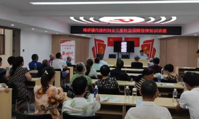 送法到家，为“她”和“娃”的权益“撑腰”