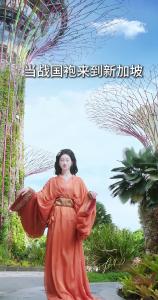 当荆州遇见新加坡：网红小酱携战国袍惊艳海外游客