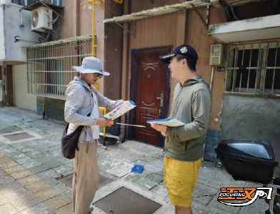 荆州区河套社区开展反诈禁毒宣传活动