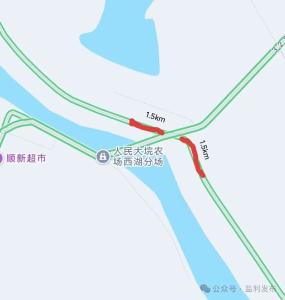 20日起，荆江大堤这段禁止车辆和行人通行