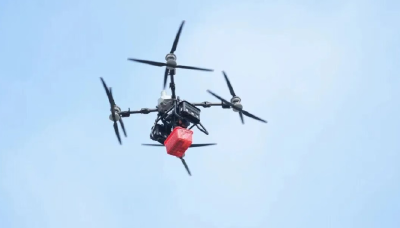 荆州率先尝试！5分钟飞越长江“送外卖”