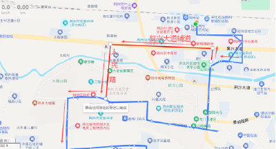 今明两天，荆州东门进古城方向多条公交线路临时调整