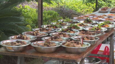 石首市调关镇观音庵村：乡贤助力敬老宴 温情盛宴暖桑榆