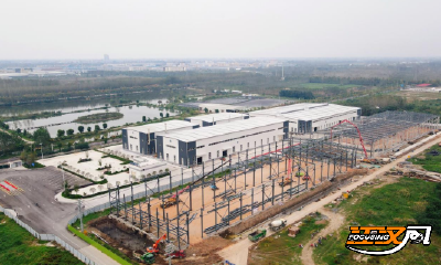 金茂源华中表面处理园区：定制二期厂房建设正酣