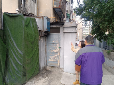 沙市区文化宫社区开展油烟清洗专项检查行动