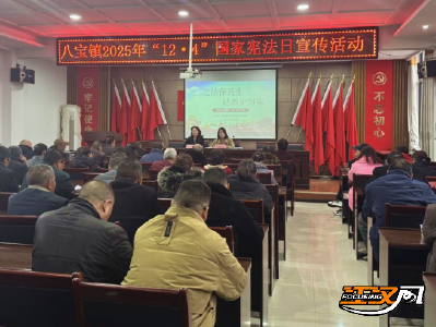 松滋市八宝镇：法治之声入村居 护航万家暖民心
