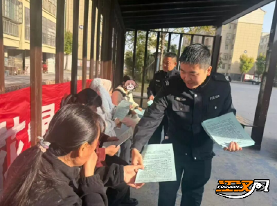 荆州经开区公安分局开展“禁燃”敲门行动  筑牢安全防线