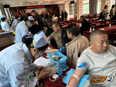 荆州区梅村社区：热血暖冬践初心 无偿献血传温情 