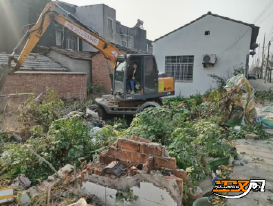 石首市笔架山街道：“拆清整绿”一体化推进 省道沿线焕新颜