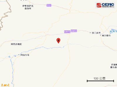 新疆阿克苏地区库车市发生3.0级地震 