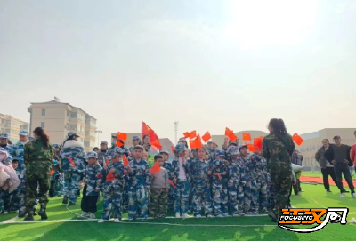 监利市龚场镇中心幼儿园举办冬季亲子运动会