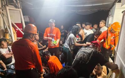 菲律宾一载有350多人的船只倾覆 搜救行动正在进行