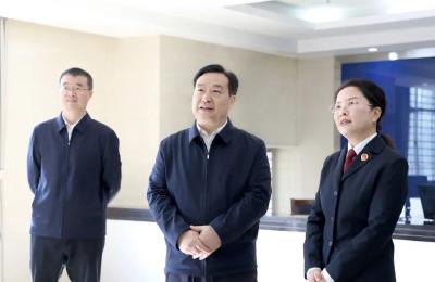 汪元程调研政法工作并召开座谈会