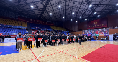 荆州市首届青BA篮球联赛激情开赛