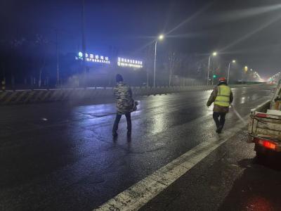 迎战低温雨雪天气 | 荆州经开区多部门联动筑牢安全防线