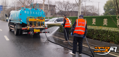 扮靓古城迎新春 荆州区城管精细作业提品质