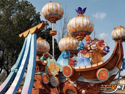 荆州园博园：灯耀新春 楚韵满城