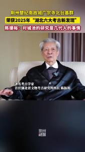 著名考古学家陈振裕：对城池的研究是几代人的事情！