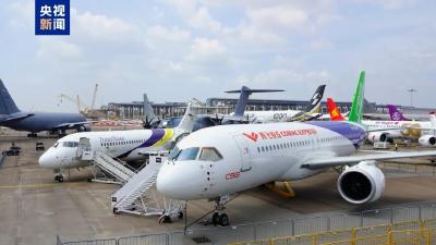 C919、C909联袂亮相新加坡航展