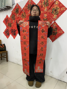 【全民写春联】沙市六中邓巍然：笔墨书祥，福启马年春