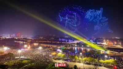 今晚，看荆州东门上空！