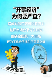 “开票经济”，为何要严查？