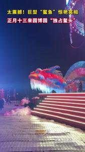 太震撼！巨型“鳌鱼”惊艳亮相，正月十三来园博园“独占鳌头”