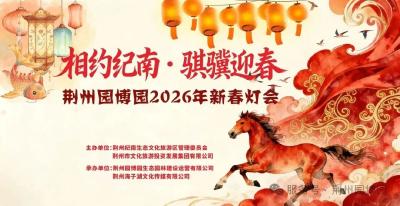 【相约纪南·骐骥迎春】荆州园博园2026年新春灯会盛大启幕
