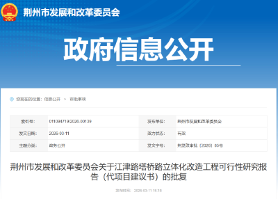 批复！江津路塔桥路将建高架桥