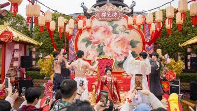 荆州方特花朝节启幕 《楚乐》焕新升级打造沉浸式楚文化体验