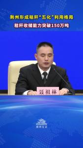 荆州形成秸秆“五化”利用格局！秸秆收储能力突破150万吨！