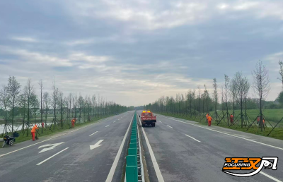 松滋市公路事业发展中心全力扮靓洈水旅游通道