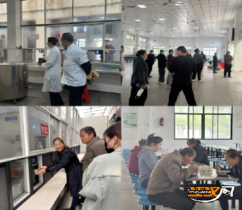 监利市龚场镇小学举办食堂家长开放日活动